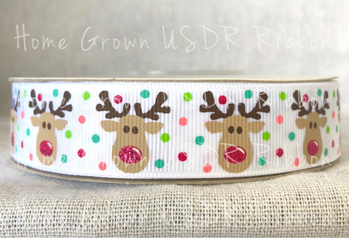 Rudolph Christmas Reindeer USDR Ribbon