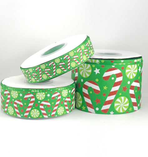 Candy Cane Christmas USDR Ribbon