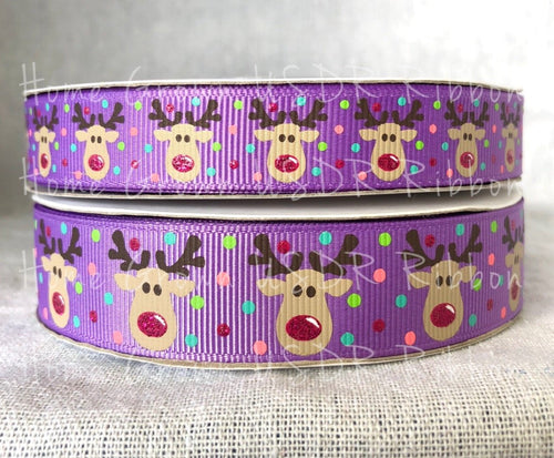 Rudolph Christmas Reindeer USDR Ribbon