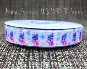 Snowmen Snoflakes WInter Christmas USDR Ribbon