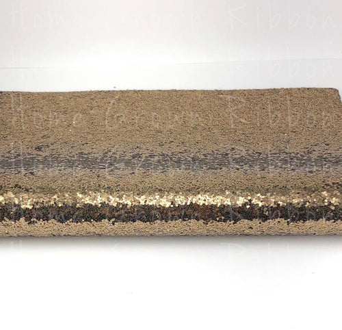 Chunky Glitter Sheet Fall Brown
