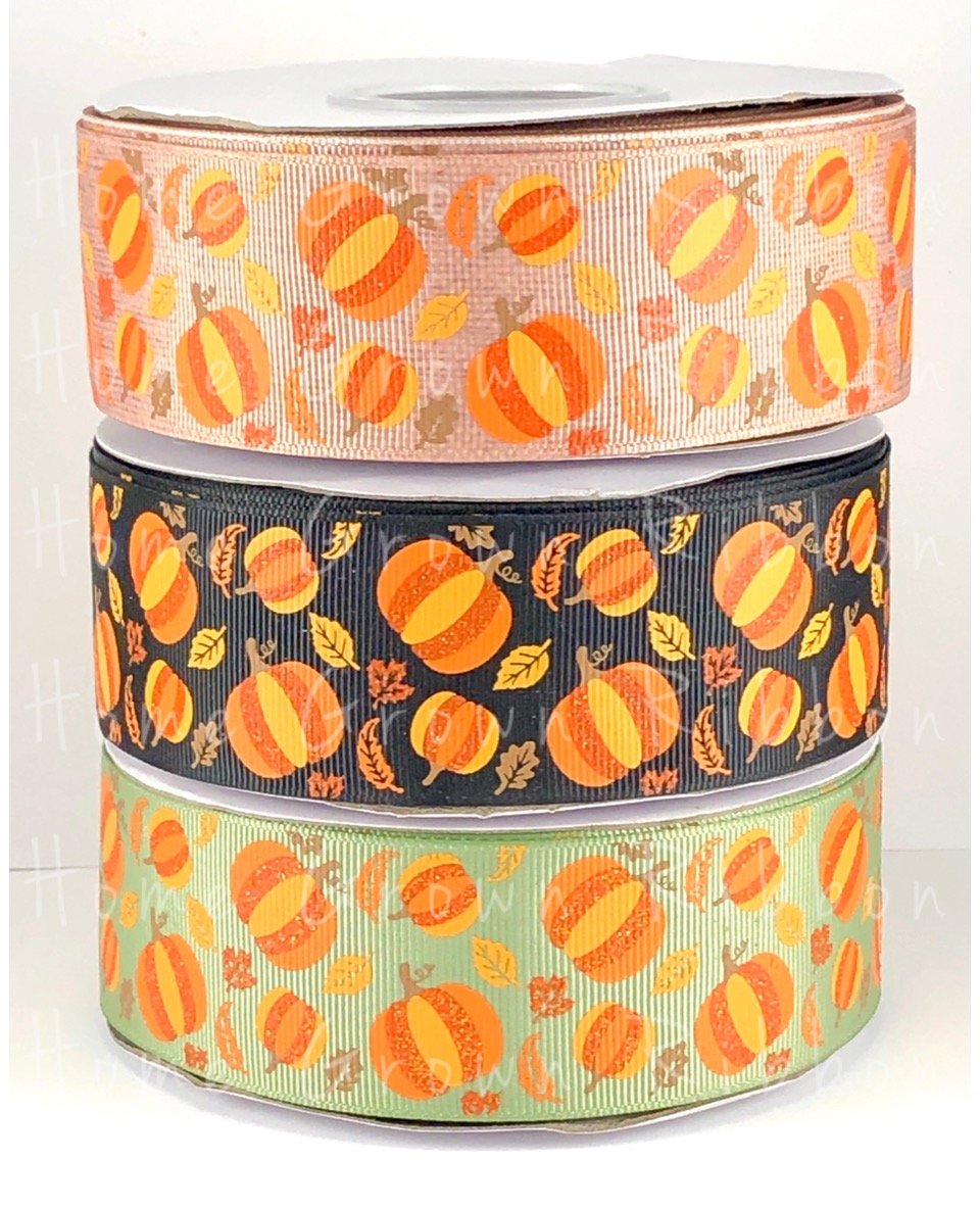 Fall Thanksgiving Pumpkins USDR Ribbon I Dream of Fall