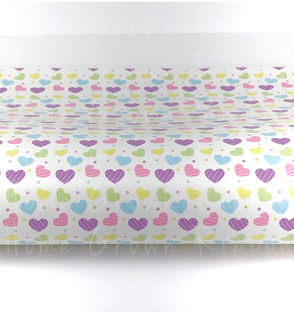 Leather Sheet Hearts