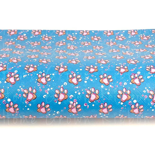 USDR Leather Sheets Paw Print Dog