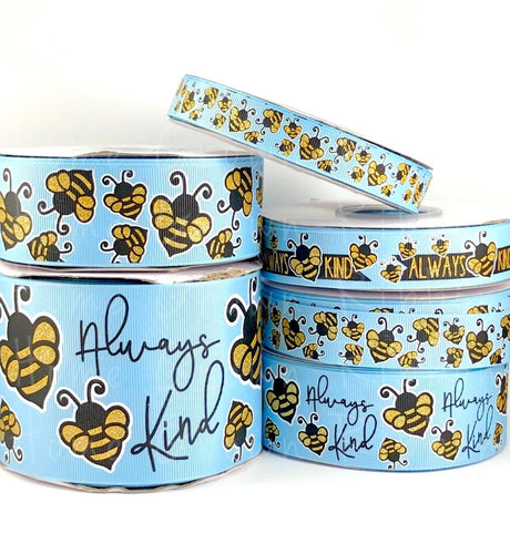 Alway Bee Kind USDR Grosgrain Ribbon 5/8