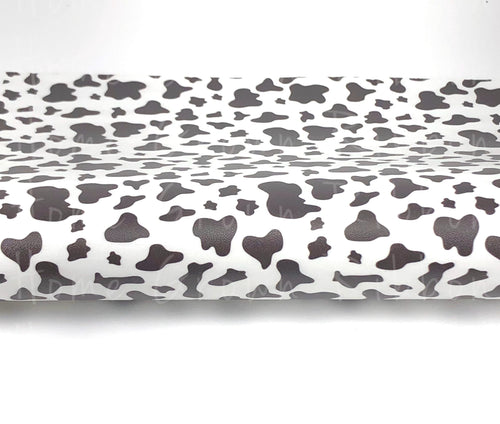 Cow Print Faux Leather Sheet USDR