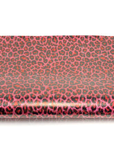 Load image into Gallery viewer, Leopard Smooth Glitter Faux Leather Sheet