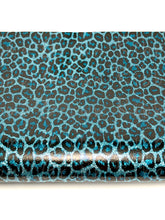 Load image into Gallery viewer, Leopard Smooth Glitter Faux Leather Sheet