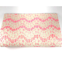Load image into Gallery viewer, Chunky Glitter and Lace Fabric Sheet