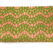 Load image into Gallery viewer, Chunky Glitter and Lace Fabric Sheet