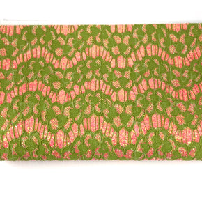 Chunky Glitter and Lace Fabric Sheet