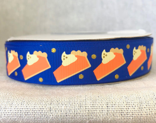 Happy Fall Y'all USDR Ribbon - 7/8 Inch - Pumpkin Pie