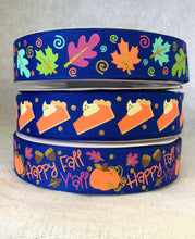 Load image into Gallery viewer, Happy Fall Y&#39;all USDR Ribbon - 7/8 Inch - Pumpkin Pie