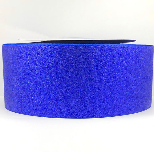 Blue Glitter Ribbon - 3 Inch