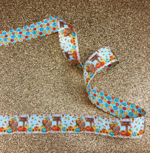 Load image into Gallery viewer, Pumpkin Patch Double Sided with Gold Glitter Sparkles - 5/8&quot; - 7/8&quot; - 1.5&quot; - 3&quot;