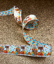 Load image into Gallery viewer, Pumpkin Patch Double Sided with Gold Glitter Sparkles - 5/8&quot; - 7/8&quot; - 1.5&quot; - 3&quot;