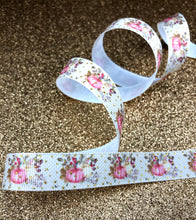 Load image into Gallery viewer, Pastel Pumpkin with Gold Glitter Sparkles - 5/8&quot; - 7/8&quot; - 1.5&quot; - 3&quot;