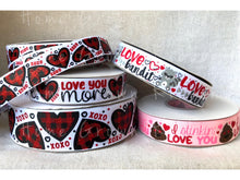 Load image into Gallery viewer, Love You More Collection - Love You More Buffalo Plaid 7/8&quot;