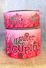 Load image into Gallery viewer, Cuter Than Cupid Valentine&#39;s Day USDR Grosgrain Ribbon - 1.5&quot; - 3&quot; - Pink &amp; Purple Ombre