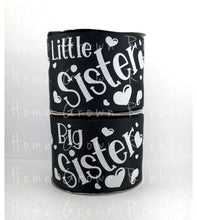 Load image into Gallery viewer, *Multiple Colors* Big and Little Sister Matching 3&quot; USDR Grosgrain Ribbon