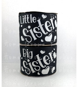 *Multiple Colors* Big and Little Sister Matching 3" USDR Grosgrain Ribbon