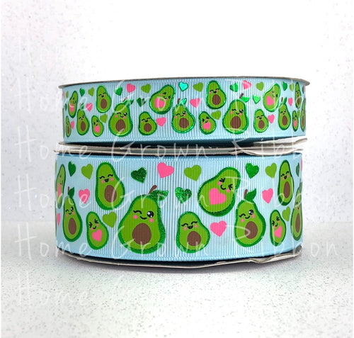 Happy Avocado's USDR Grosgrain Ribbon - Light Blue - 7/8