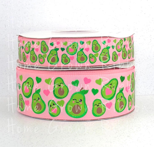 Happy Avocado's USDR Grosgrain Ribbon - Pink - 7/8