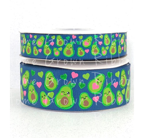 Happy Avocado's USDR Grosgrain Ribbon - Light Navy - 7/8