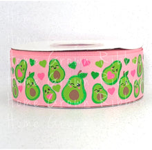 Load image into Gallery viewer, Happy Avocado&#39;s USDR Grosgrain Ribbon - Pink - 7/8&quot; - 1.5&quot; - Avocado Collection