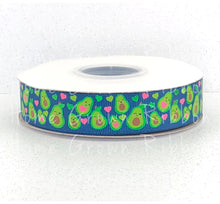 Load image into Gallery viewer, Happy Avocado&#39;s USDR Grosgrain Ribbon - Light Navy - 7/8&quot; - 1.5&quot; - Avocado Collection
