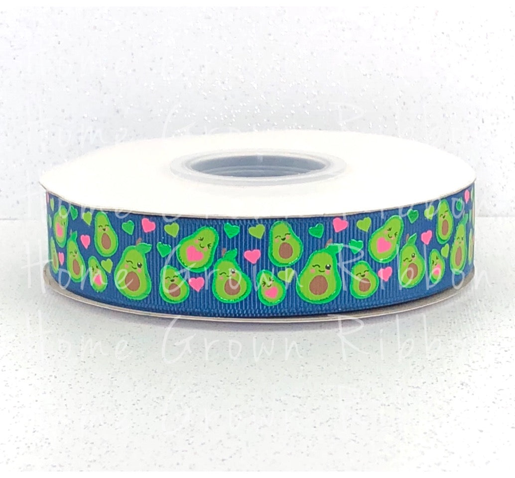 Happy Avocado's USDR Grosgrain Ribbon - Light Navy - 7/8