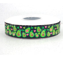 Load image into Gallery viewer, Happy Avocado&#39;s USDR Grosgrain Ribbon - Black - 7/8&quot; - 1.5&quot; - Avocado Collection
