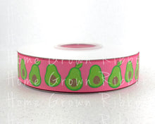 Load image into Gallery viewer, Avocado USDR 7/8 Inch Grosgrain Ribbon - Pink - Avocado Collection