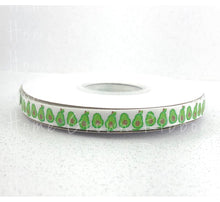 Load image into Gallery viewer, Bitty Avocado USDR 3/8 Inch Grosgrain Ribbon - Pink - White - Avocado Collection