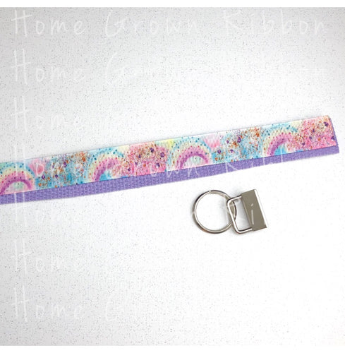 Chunky Glitter Heat Transfer Key Fob Kit - Multiple Colors Available