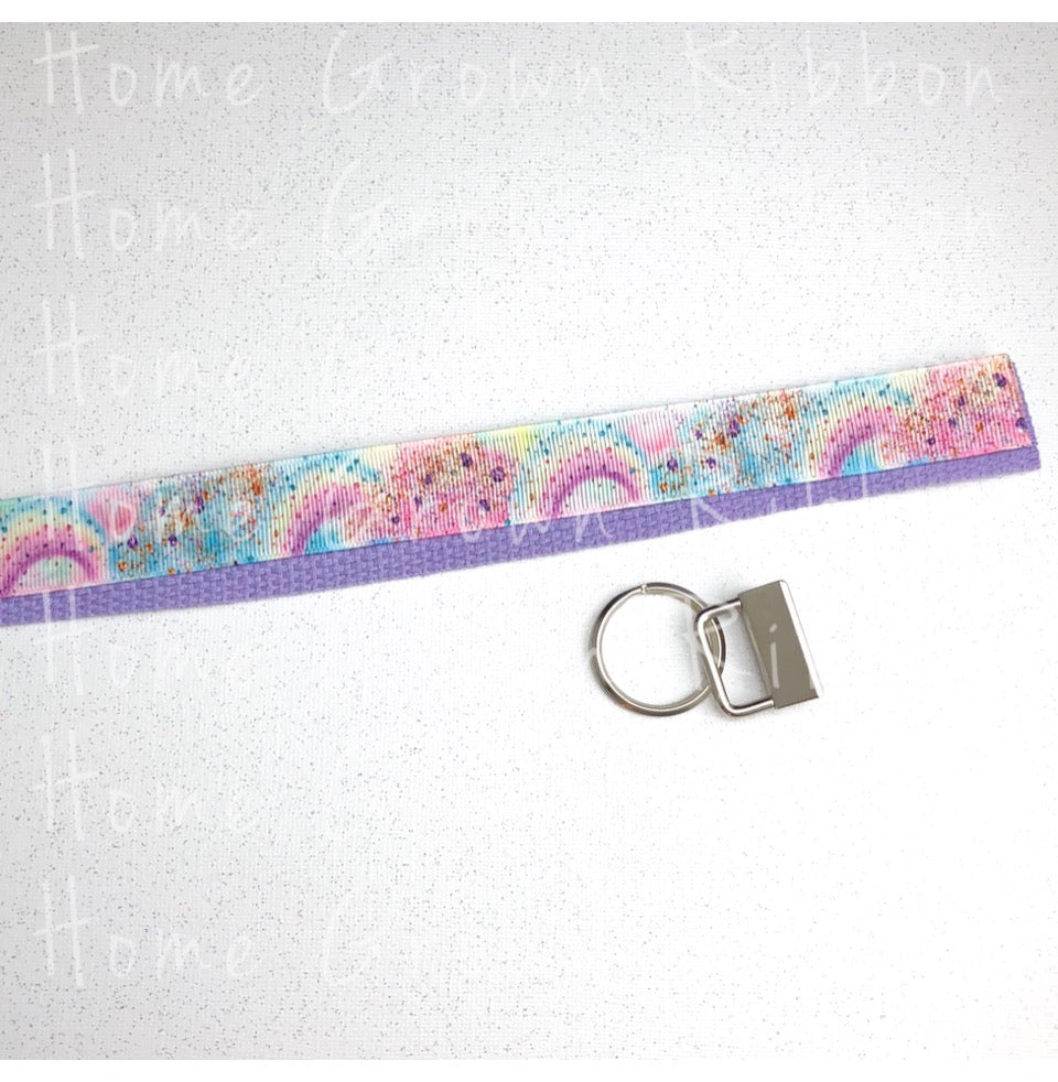 Chunky Glitter Heat Transfer Key Fob Kit - Multiple Colors Available