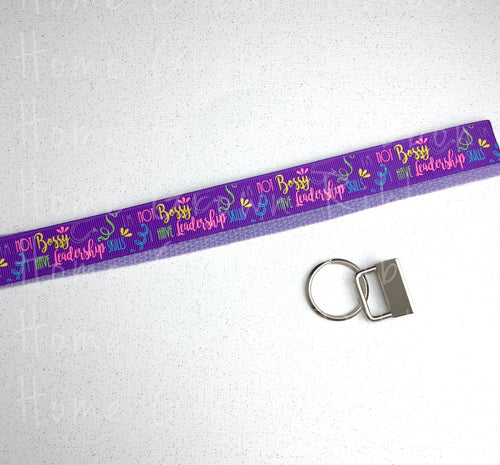 I'm Not Bossy, I Have Leadership Skills Key Fob Kit - Multiple Colors Available