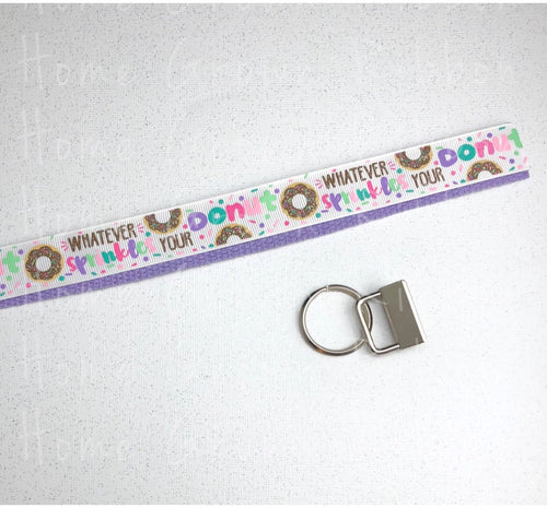 Whatever Sprinkles Your Donut Key Fob Kit - Multiple Colors Available