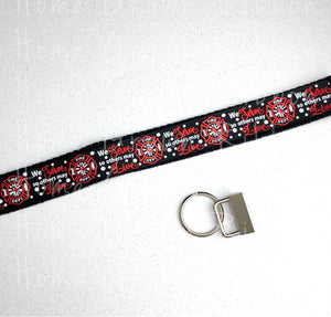 Firefighter Support - We Serve So Others May Live Key Fob Kit - Multiple Colors Available