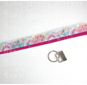 Chunky Glitter Heat Transfer Key Fob Kit - Multiple Colors Available