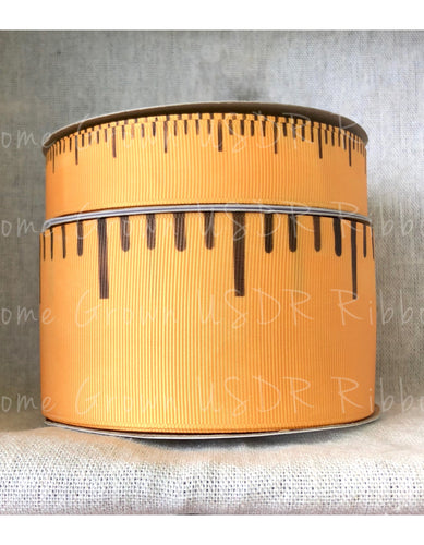 Classic Ruler USDR Grosgrain Ribbon - 7/8 Inch - 2.25 Inch