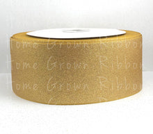 Load image into Gallery viewer, Light Gold Glitter Ribbon