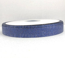 Load image into Gallery viewer, Navy Glitter Ribbon - 3 Inch - 1.5 Inch - 7/8 Inch - 3/8 Inch