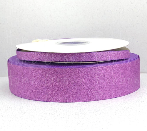 Light Purple Glitter Ribbon - 1.5