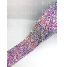 Load image into Gallery viewer, Viola Chunky 3&quot; Glitter Ribbon
