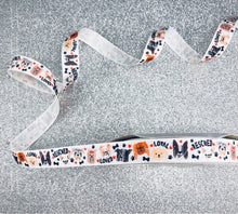 Load image into Gallery viewer, Rescued, Loved, Loyal - Small Breeds Dog USDR Grosgrain Ribbon 5/8&quot; - 7/8&quot; - 1.5&quot;