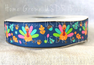 Thankful to be Me Turkeys Only USDR Ribbon - 7/8 Inch