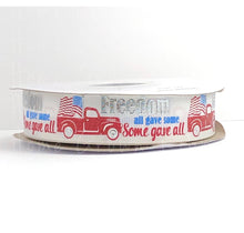 Load image into Gallery viewer, Freedom Truck USDR Ribbon - 7/8 Inch - Navy - White