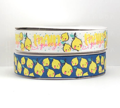 Main Squeeze Lemon USDR Ribbon 7/8