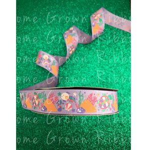 Ocean Is Calling Collection - Sea Life USDR Ribbon - 7/8" - 1.5" - 3"